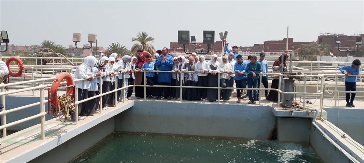 «مياه الفيوم» تفتح أبواب محطاتها أمام طلاب المدارس والجامعات للتعرف على مراحل إنتاج مياه الشرب