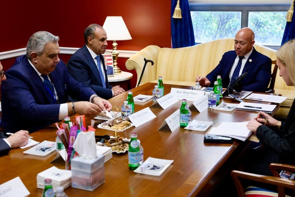 <strong>وزير الخارجية يلتقي رئيس لجنة الشئون الخارجية بمجلس النواب الأمريكي</strong>