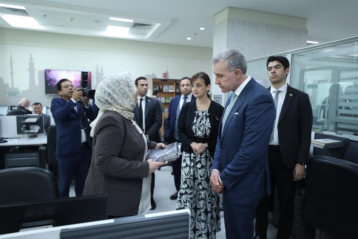 جانب من جولة أمير رومانيا بمرصد الأزهر