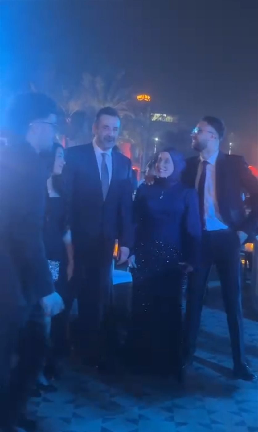 النجوم في حفل زفاف ابنة المنتج محمد السعدي&nbsp;