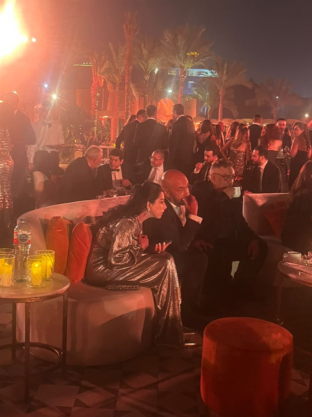 النجوم في حفل زفاف ابنة المنتج محمد السعدي