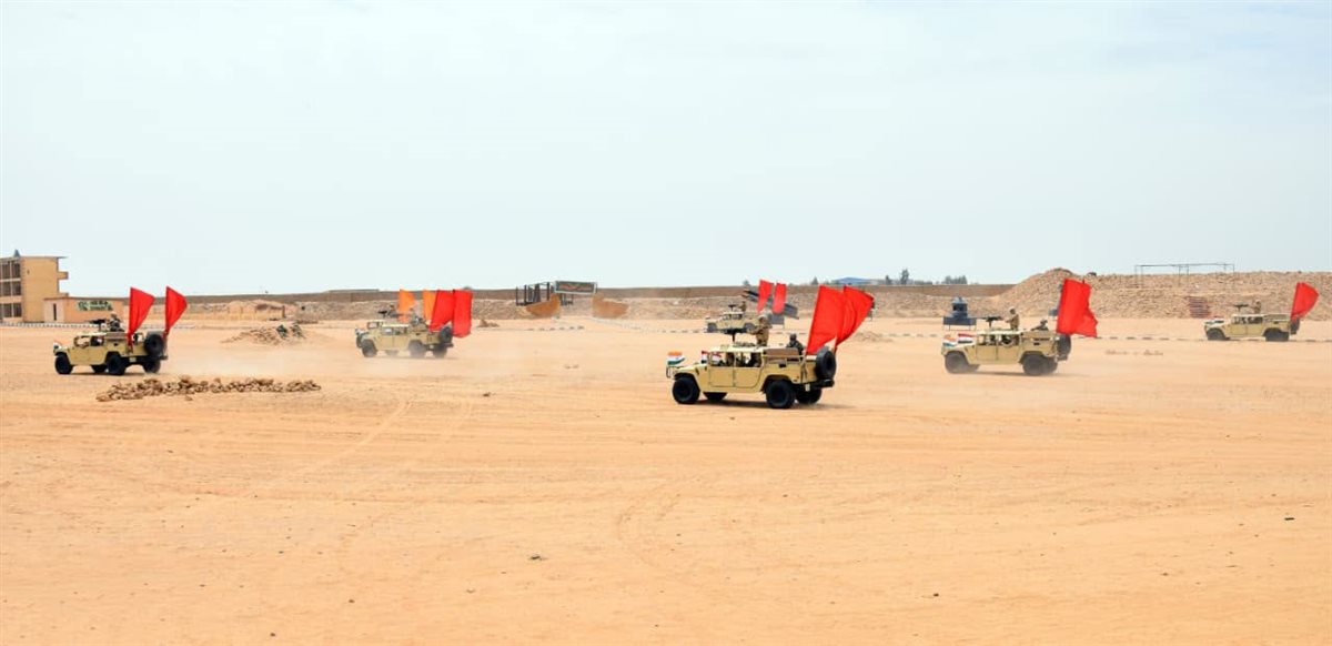 جانب من فعاليات التدريب المصرى الهندى
