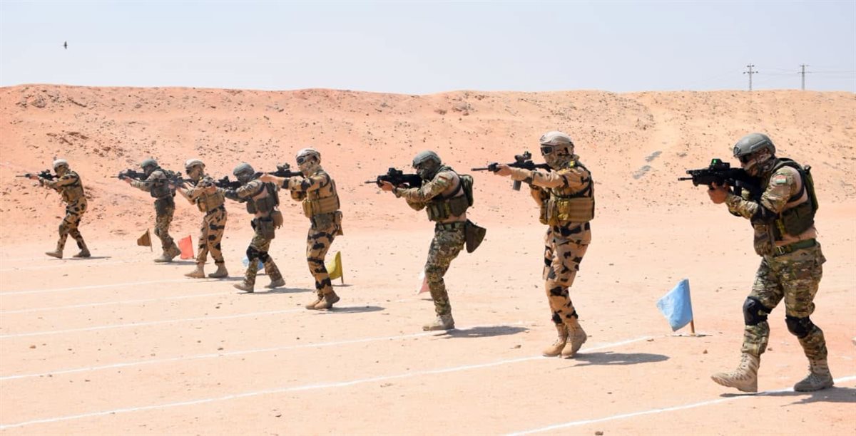جانب من فعاليات التدريب المصرى الهندى