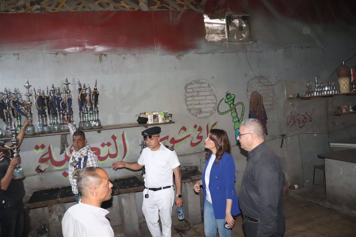 جانب من جولة نائب محافظ الجيزة&nbsp;