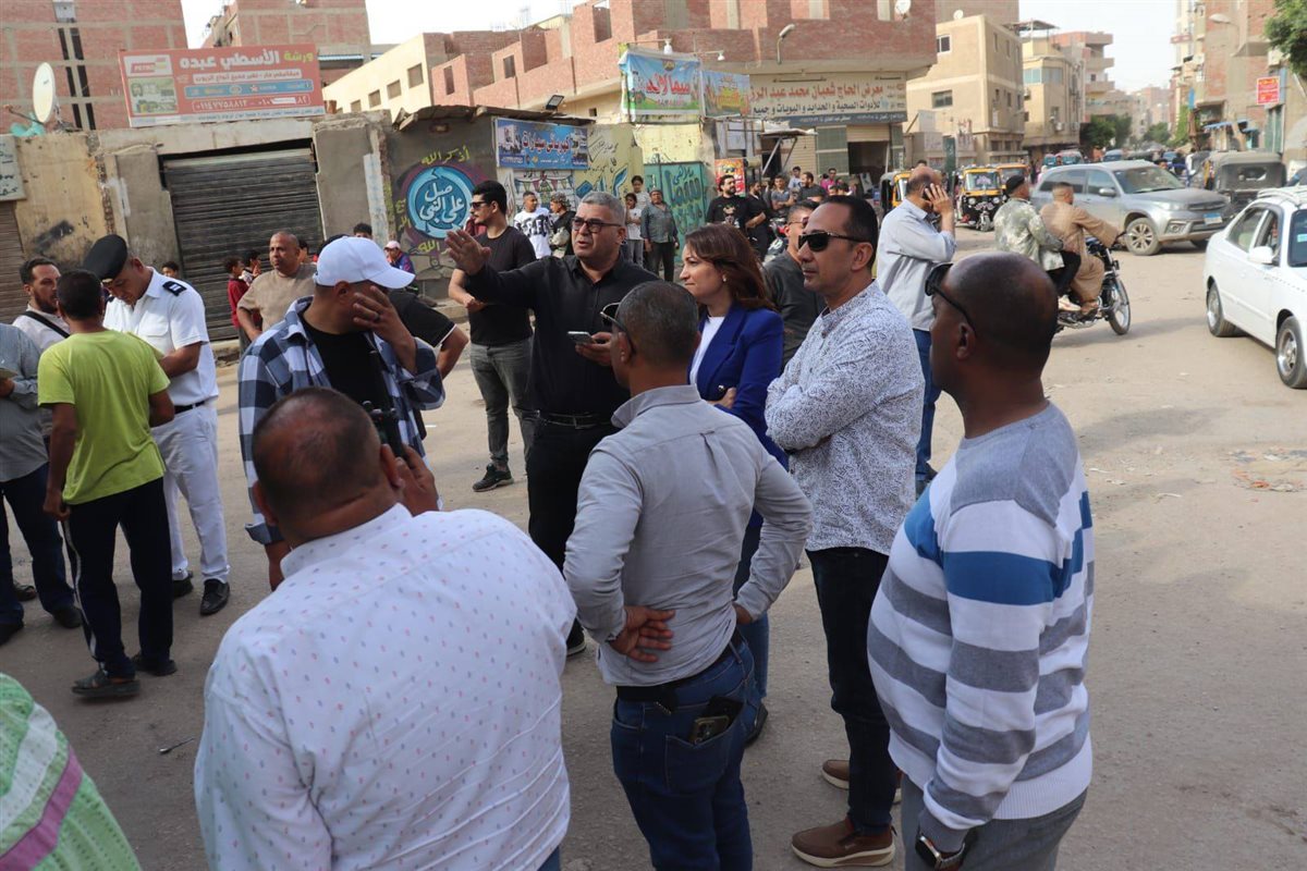 جانب من جولة نائب محافظ الجيزة&nbsp;