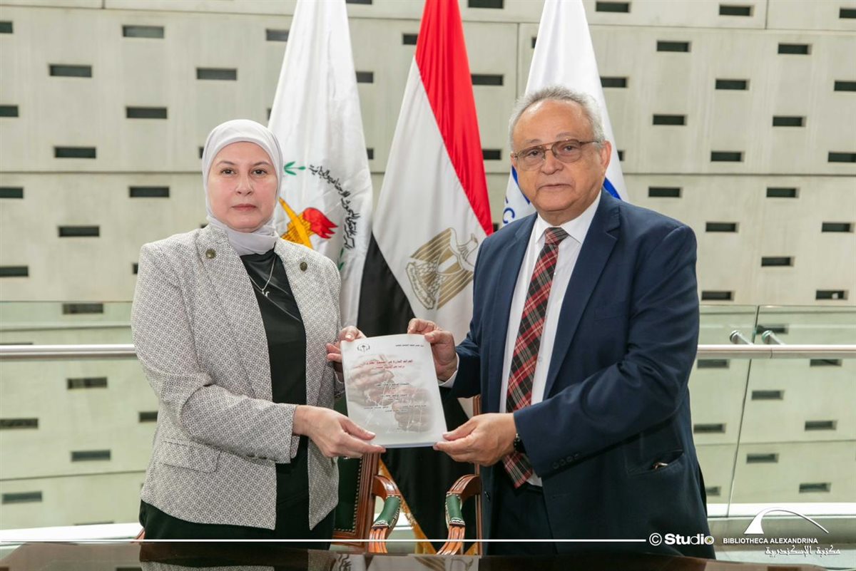 جانب من توقيع مذكرة التفاهم&nbsp;