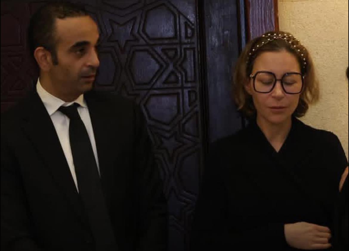 عزاء والد منة شلبي
