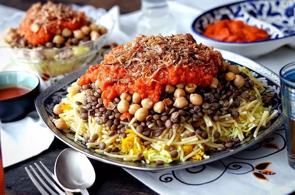 طريقة عمل الكشري في المنزل