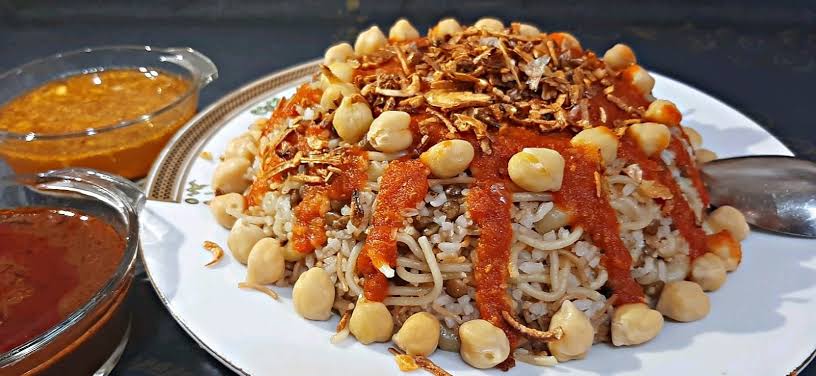 طريقة عمل الكشري في المنزل