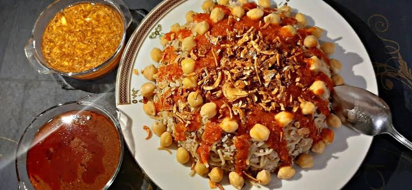 طريقة عمل الكشري في المنزل