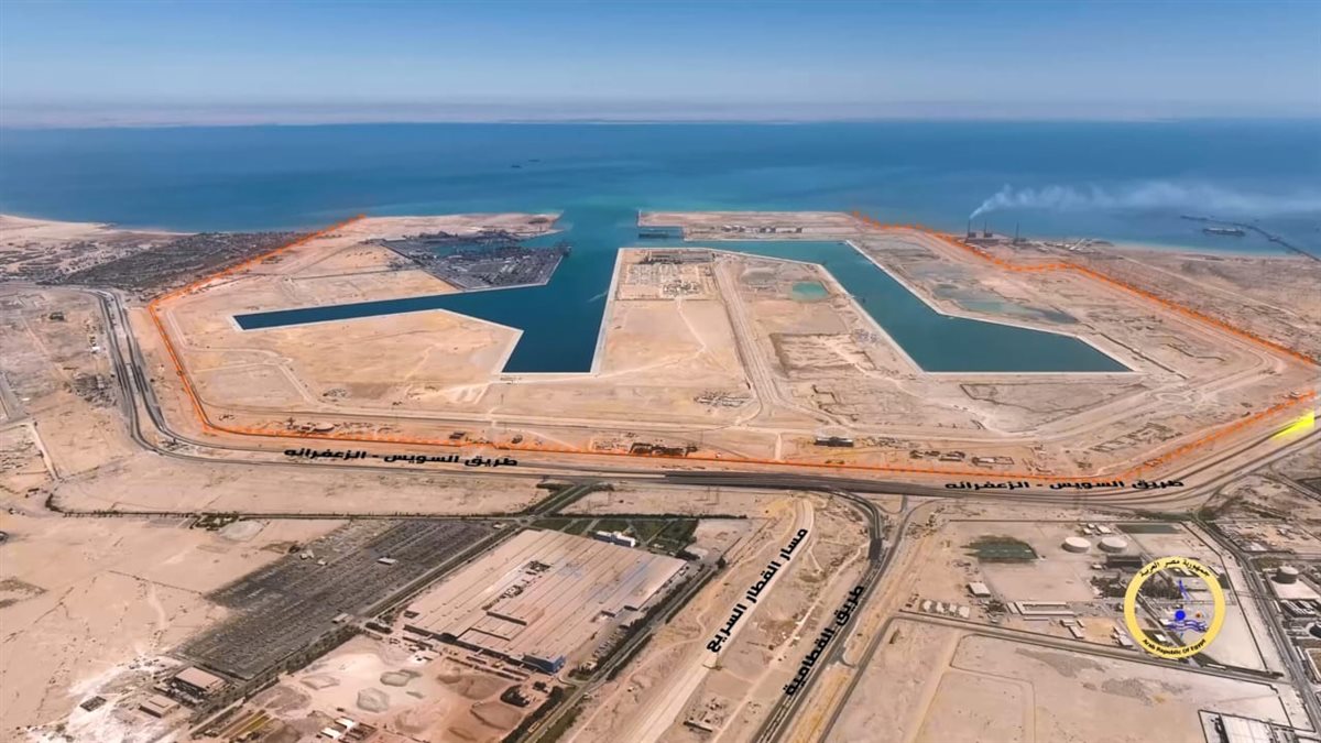 أعمال تطوير ميناء العين السخنه