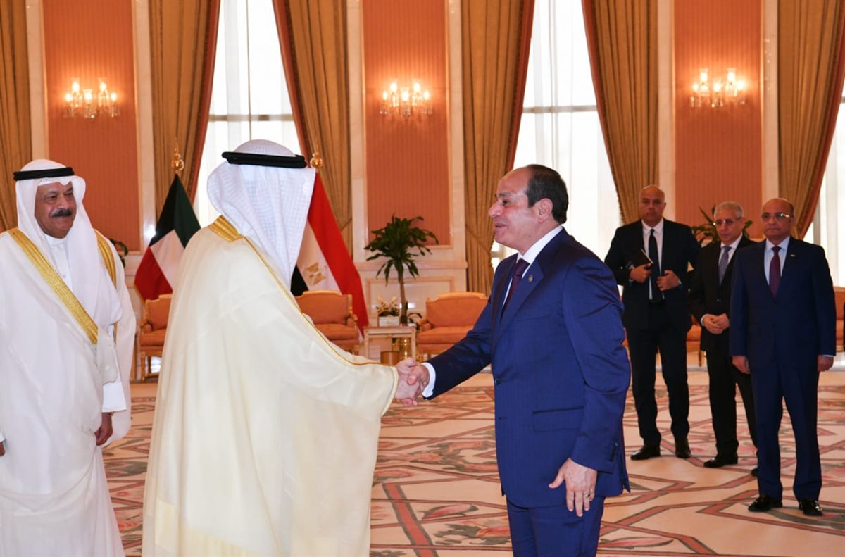 السيسي وولي عهد الكويت