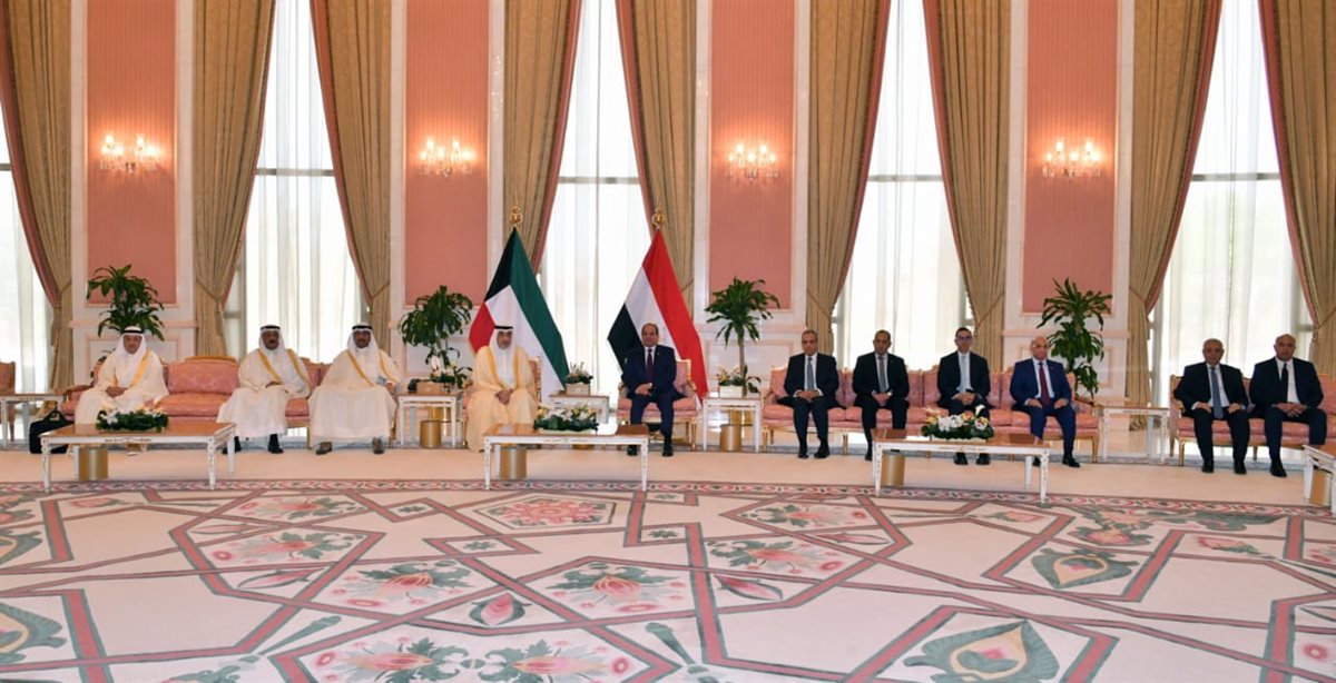 السيسي وولي عهد الكويت