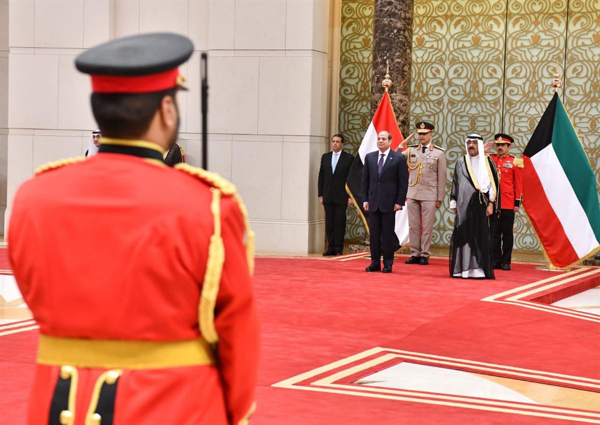 لقطات من زيارة الرئيس لدولة الكويت