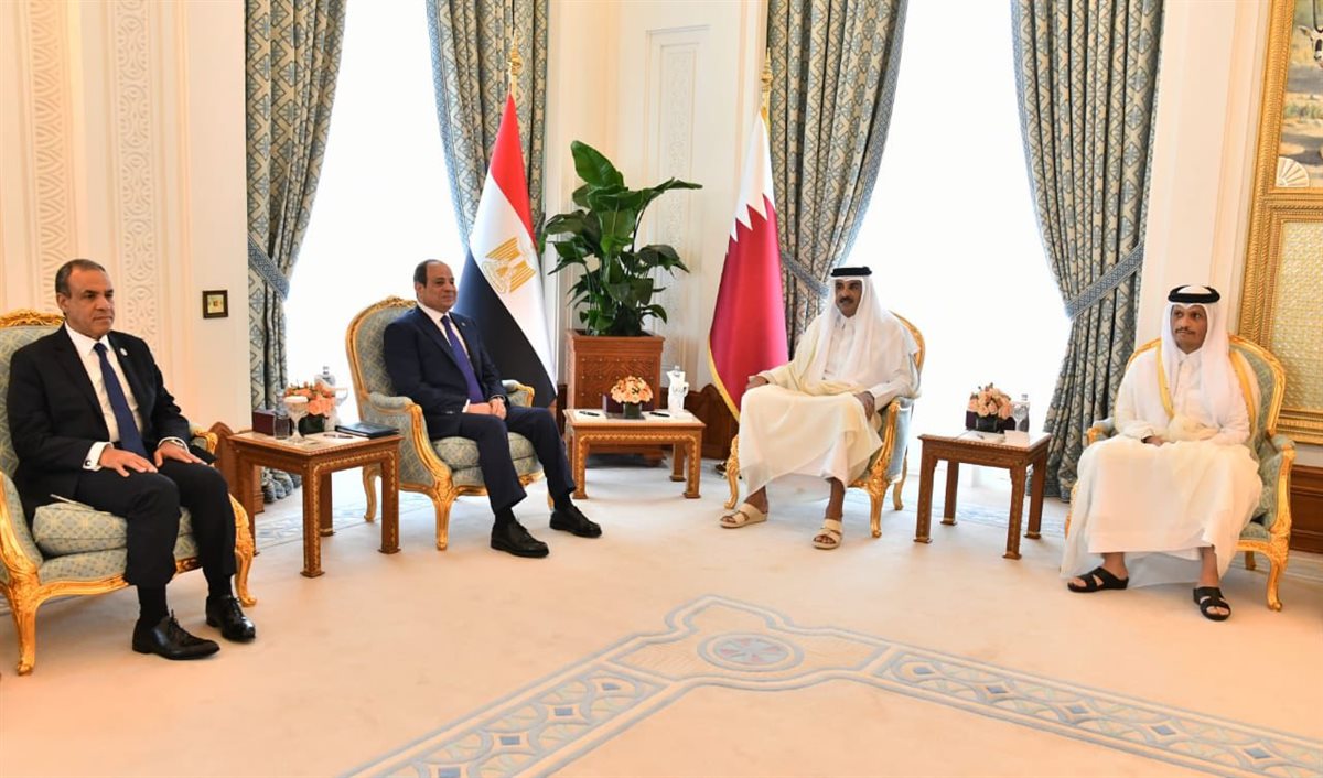 السيسي في قطر