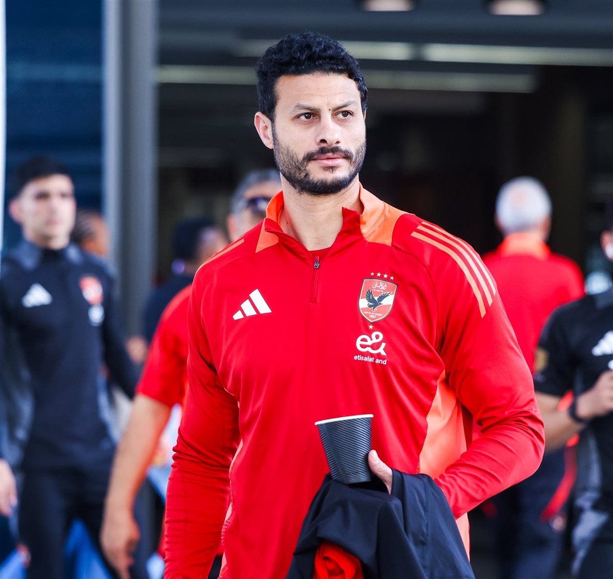 الأهلي يتدرب على ملعب تاسك في بريتوريا استعدادا لمواجهة صن داونز