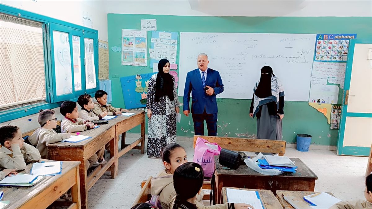 جولة ميدانية لمتابعة انتظام العملية التعليمية بمدارس إدارة غرب الفيوم
