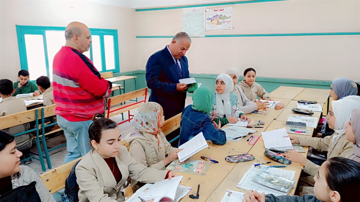 جولة ميدانية لمتابعة انتظام العملية التعليمية بمدارس إدارة غرب الفيوم