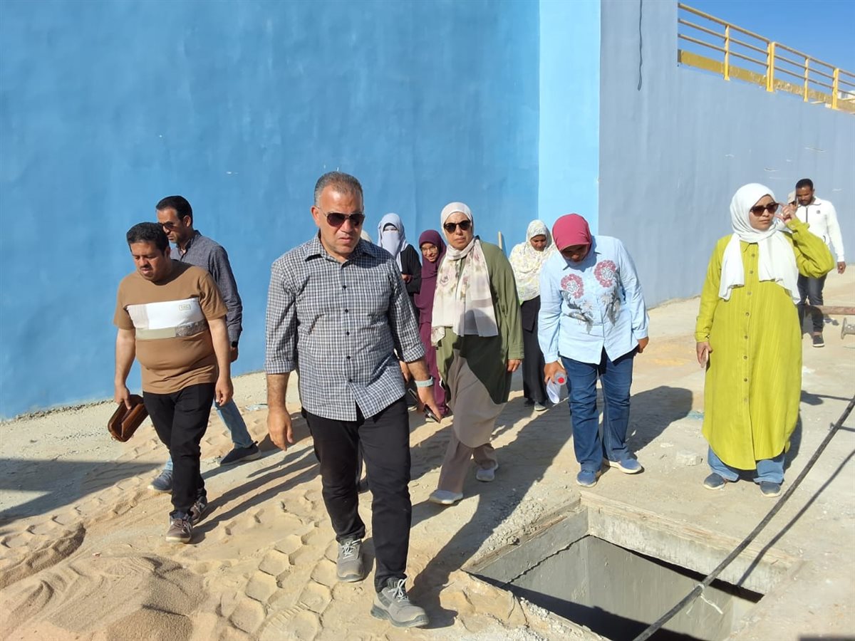 رئيس مياه الفيوم يوجه بسرعة إنهاء الأعمال المرحلة الثالثة بمحطة العزب الجديدة