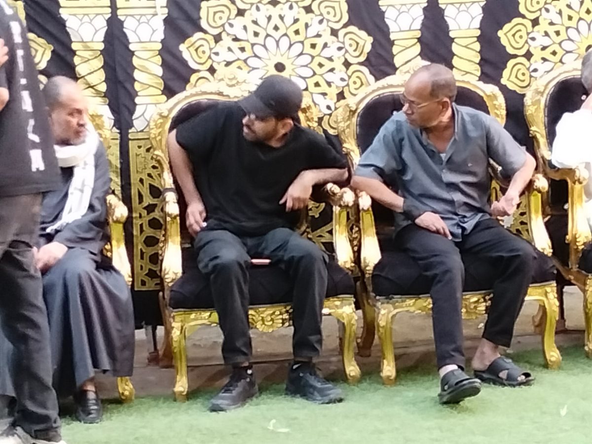 عزاء والد الفنان حمدي الميرغني في السويس