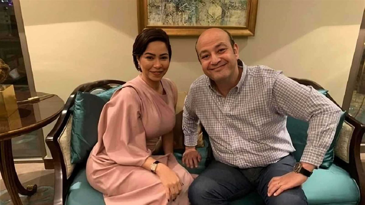 شيرين عبدالوهاب وعمرو أديب