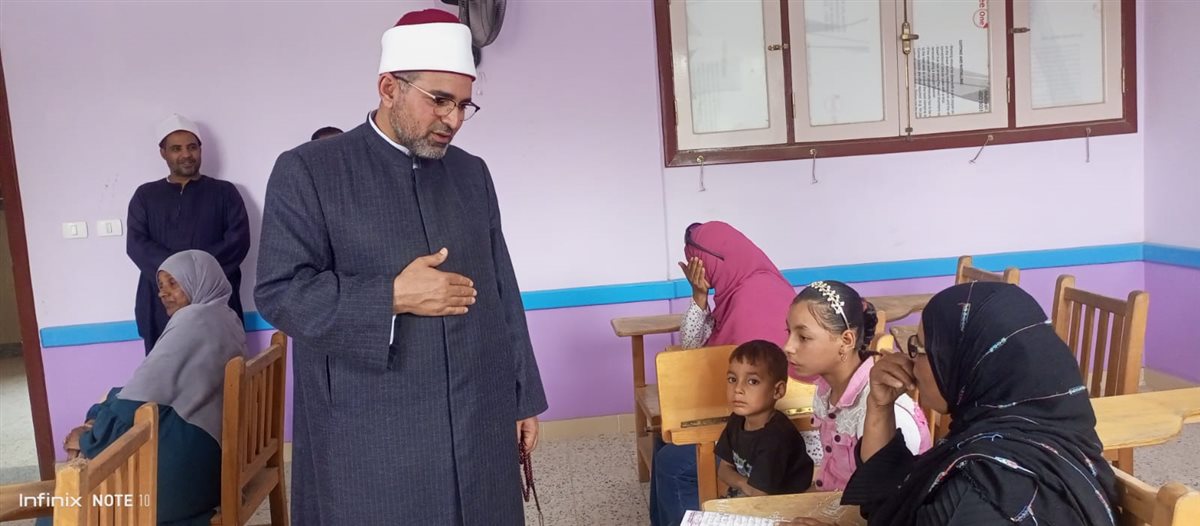 جانب من جولة مدير الجامعة الأزهر