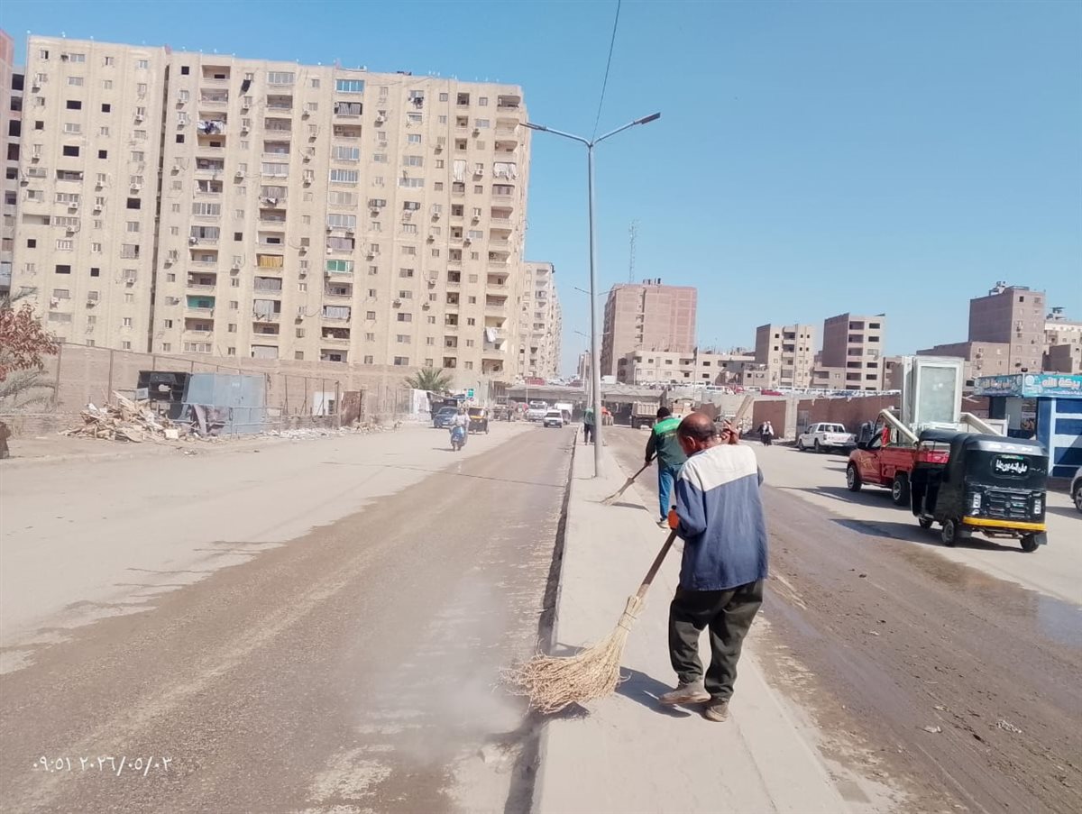 جانب من حملة النظافة