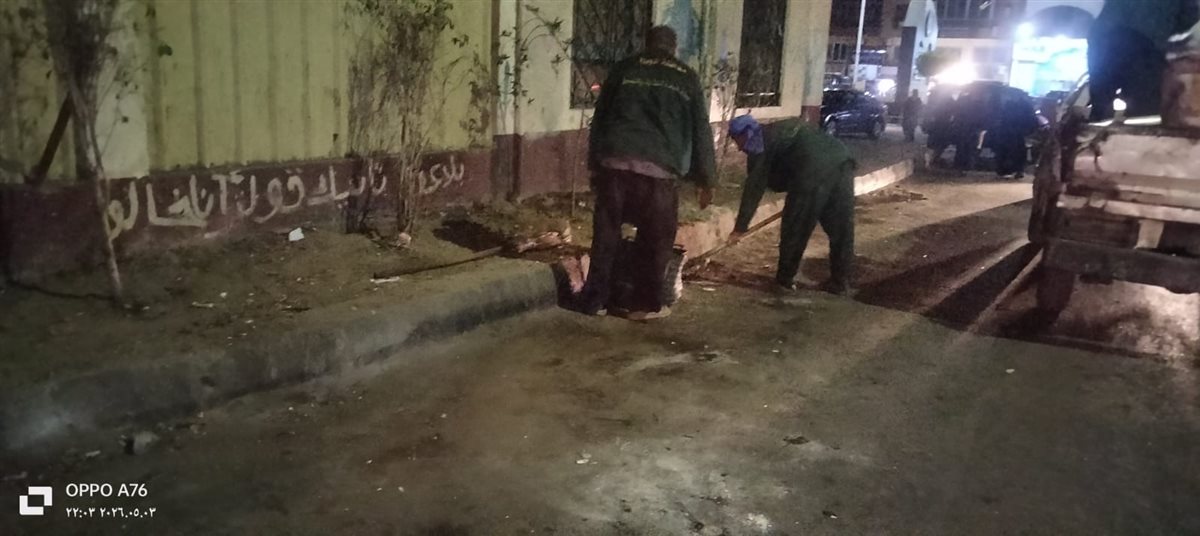 جانب من حملة النظافة