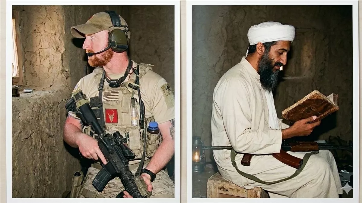 <strong>روبرت أونيل وأسامة بن لادن</strong>