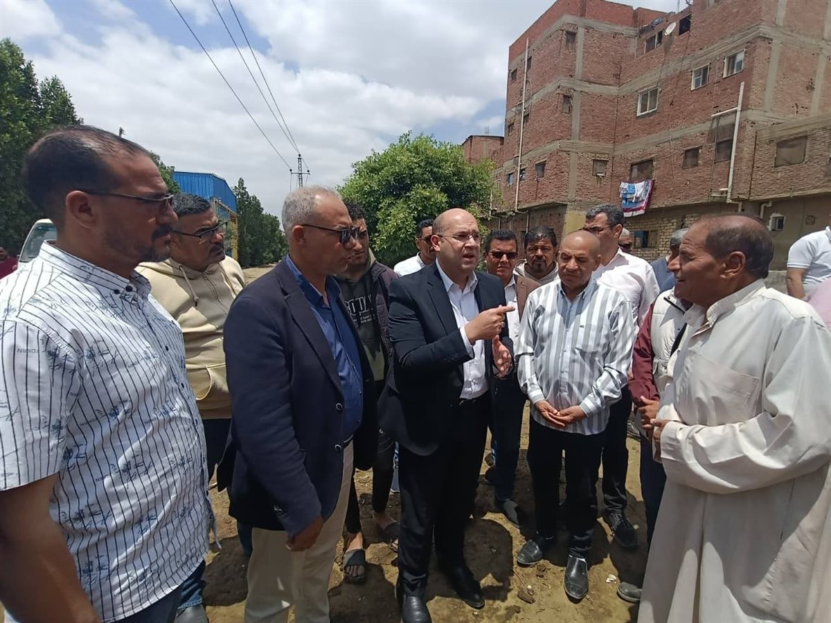 جانب من جولة نائب محافظ الجيزة&nbsp;