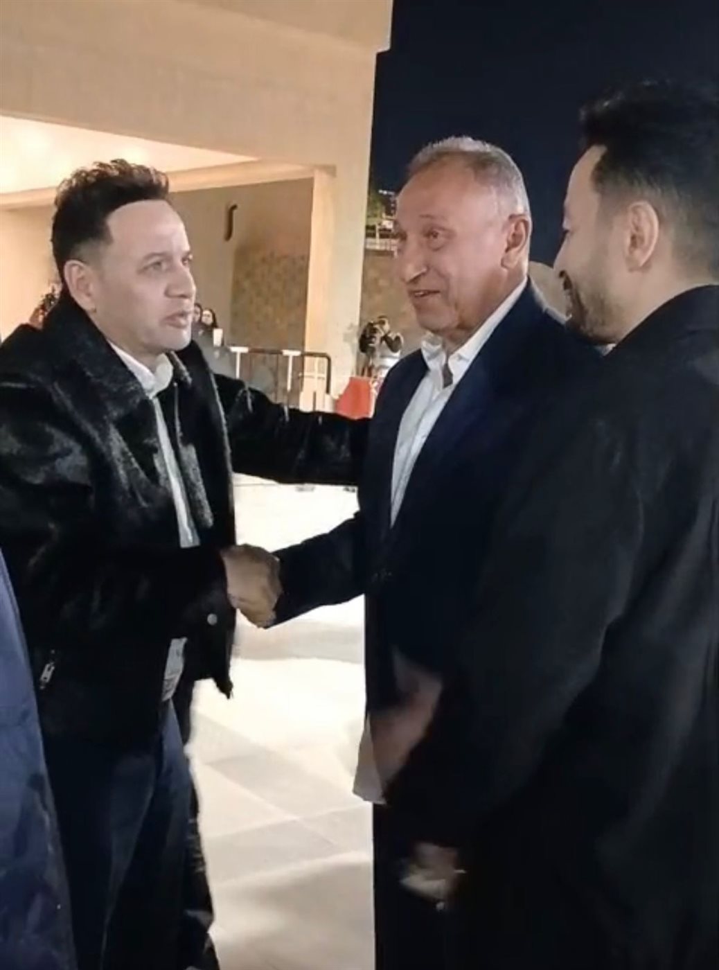 الخطيب من عزاء هاني شاكر