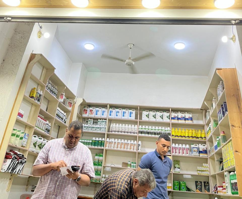 جانب من ضبط تقاوي السورجم المقلدة بالفيوم