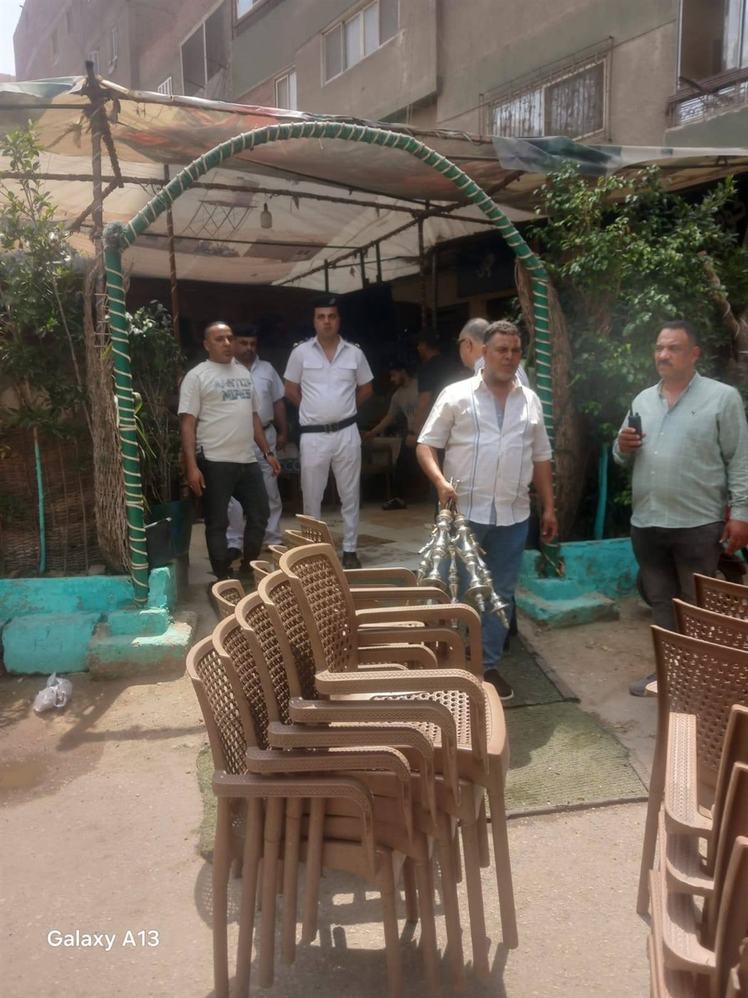 جانب من رفع الإشغالات