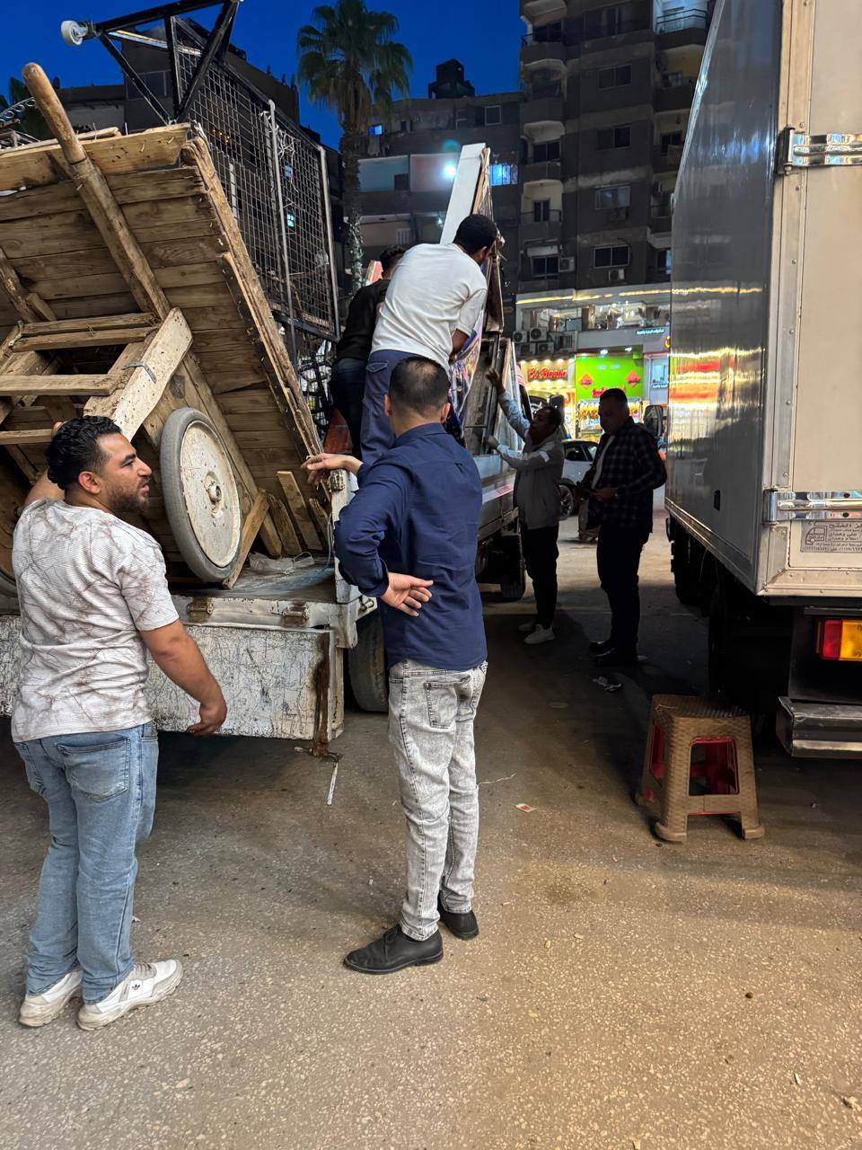 جانب من رفع الإشغالات