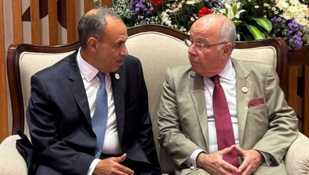 <strong>وزير الخارجية يلتقي نظيره البرازيلي على هامش اجتماع وزراء خارجية البريكس</strong>