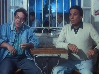 عادل إمام وأحمد آدم في فيلم المنسي