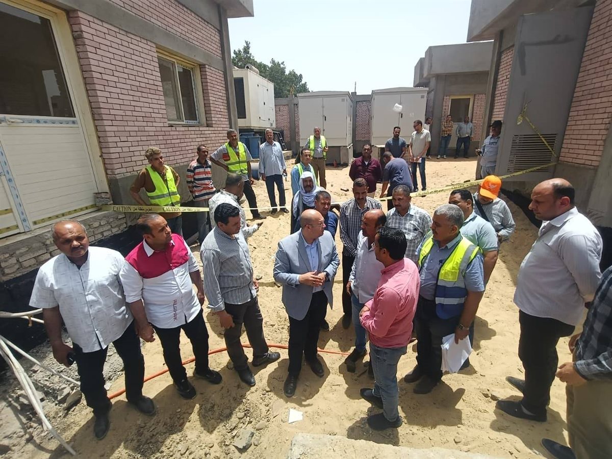 جانب من متابعة نائب محافظ الجيزة