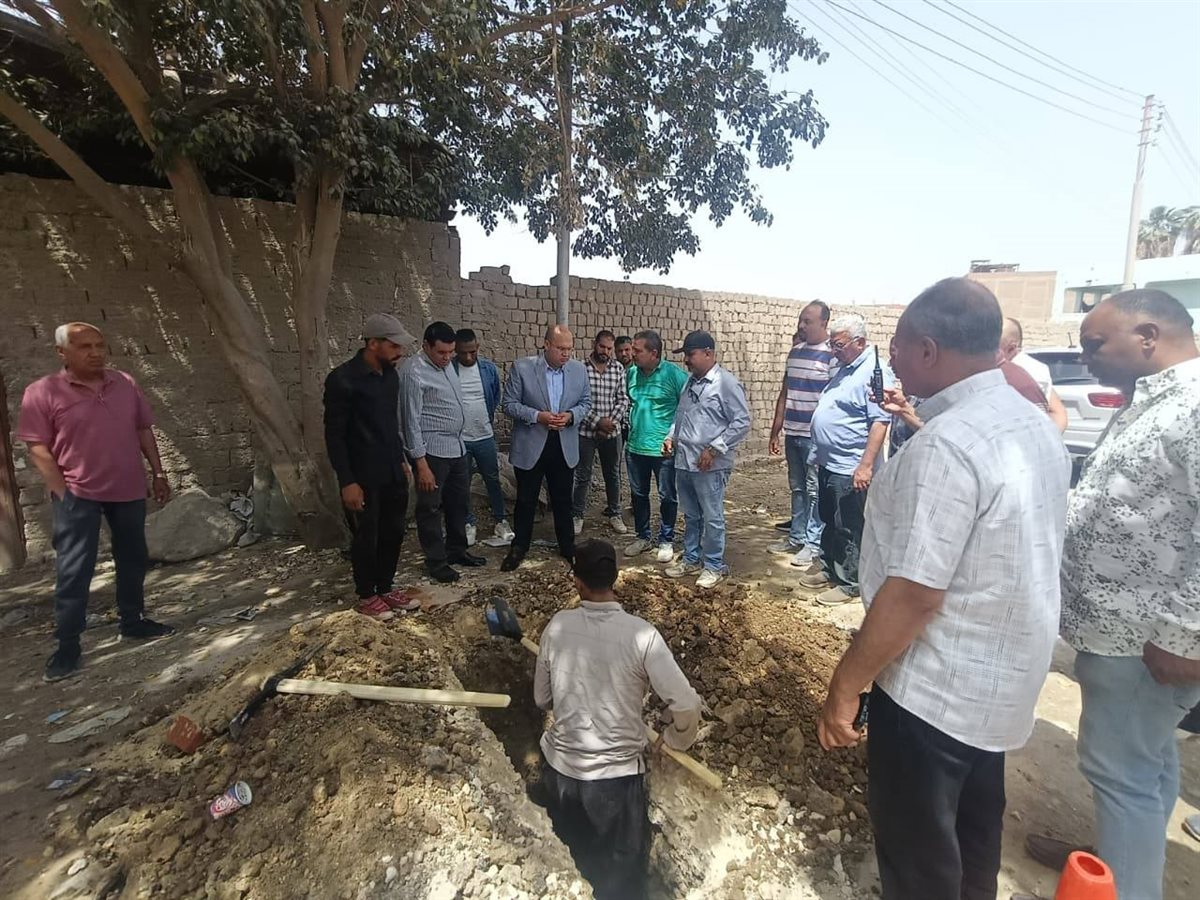 جانب من متابعة نائب محافظ الجيزة