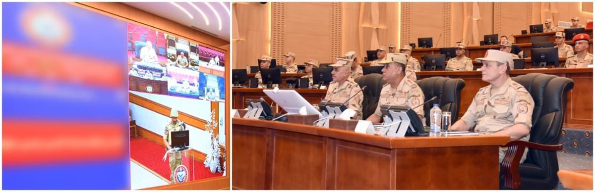 جانب من متابعة الوزير لمشروع مراكز القيادة التعبوى