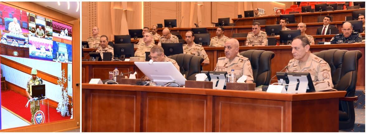 جانب من متابعة الوزير لمشروع مراكز القيادة التعبوى