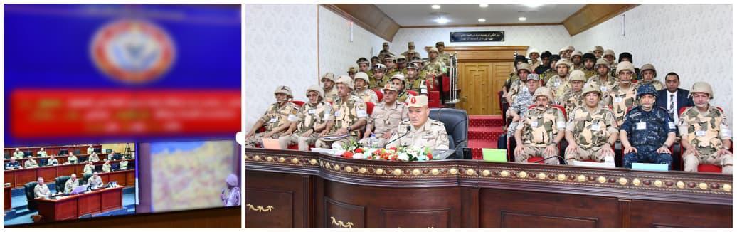 جانب من متابعة الوزير لمشروع مراكز القيادة التعبوى