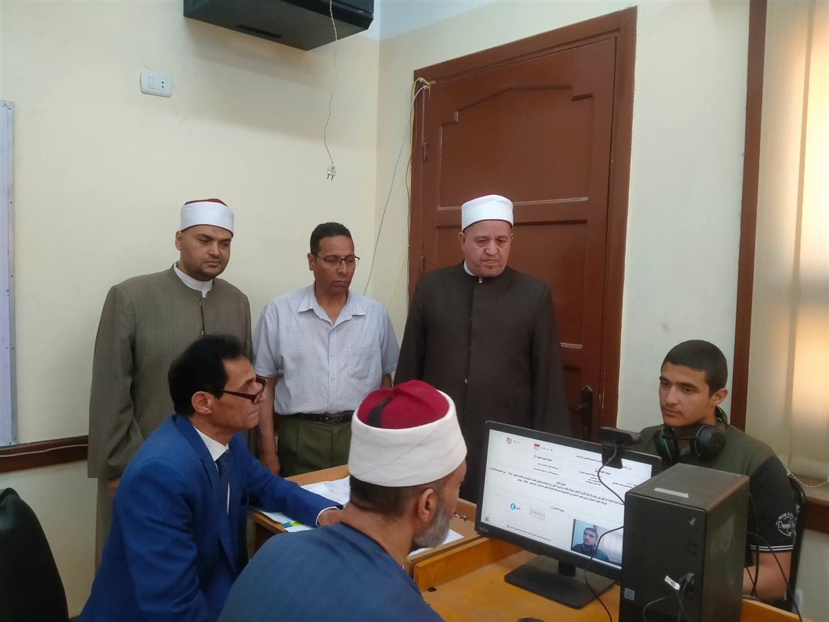 متابعة امتحانات القراءات وأعمال الكنترولات بالقليوبية الأزهرية