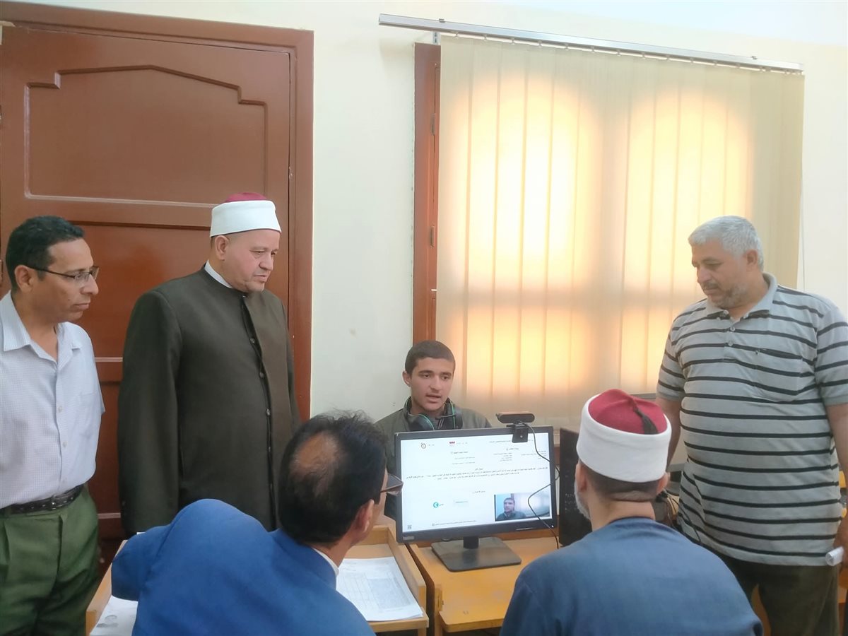 متابعة امتحانات القراءات وأعمال الكنترولات بالقليوبية الأزهرية