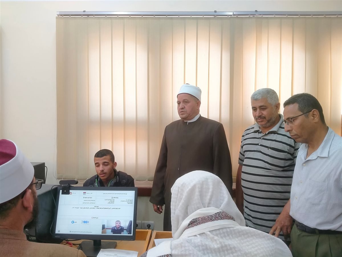 متابعة امتحانات القراءات وأعمال الكنترولات بالقليوبية الأزهرية