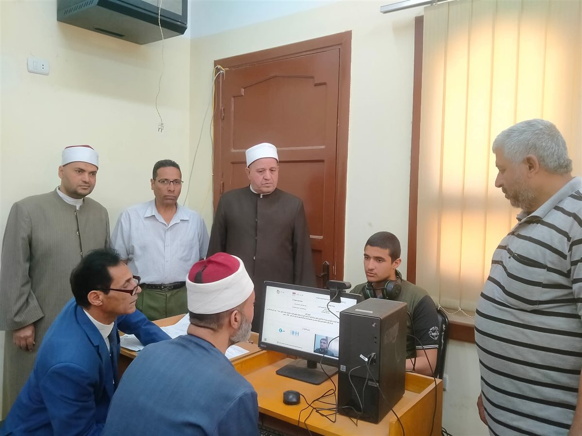 متابعة امتحانات القراءات وأعمال الكنترولات بالقليوبية الأزهرية