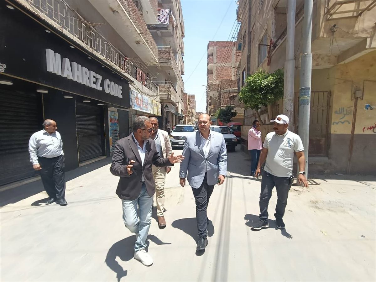جانب من جولة نائب محافظ الجيزة