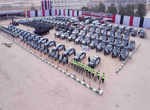صورة ارشيفية لاستعدادت الداخلية