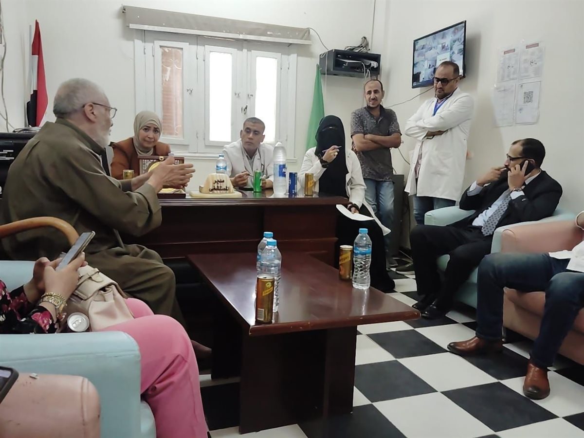 وكيل وزارة الصحة بالفيوم تتفقد مستشفى فيديمين وطامية المركزى .. وتستمع لشكاوى المرضى&nbsp;