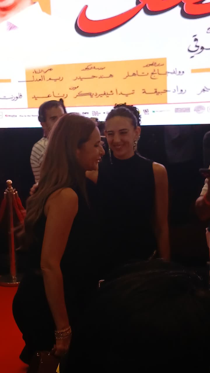 نيللي كريم في العرض الخاص لفيلم القصص