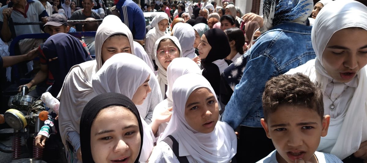 ختامة مسك... فرحة طلاب الشهادة الإعدادية بالفيوم في آخر أيام الامتحانات